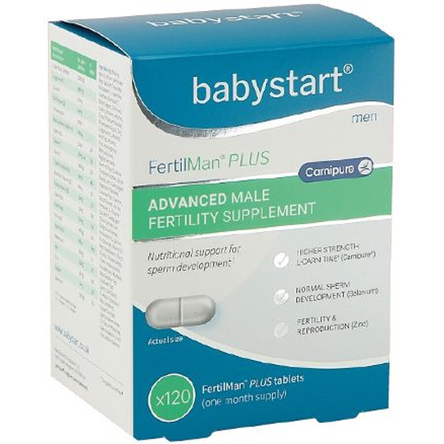 Babystart Fertilman Plus vitamins for men with L-carnitine 120 tablets