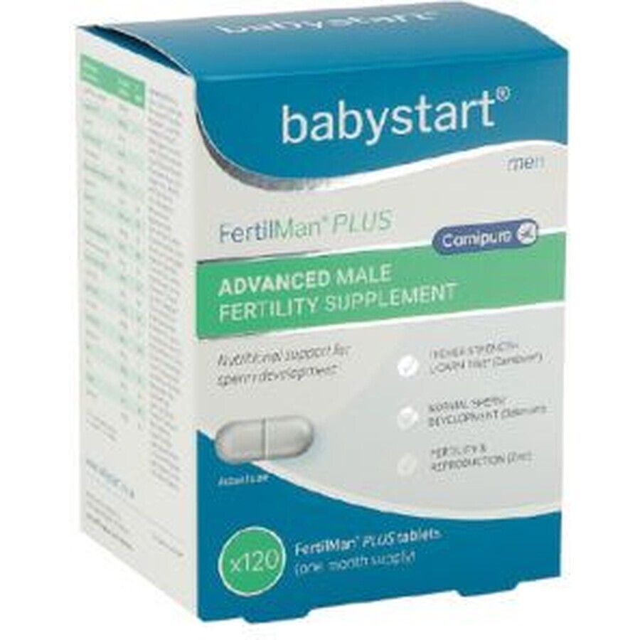 Babystart Fertilman Plus vitamins for men with L-carnitine 120 tablets