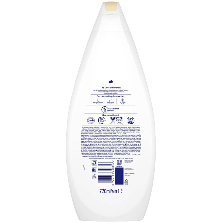 Dove Gel Doccia Nutriente Seta 720 ml