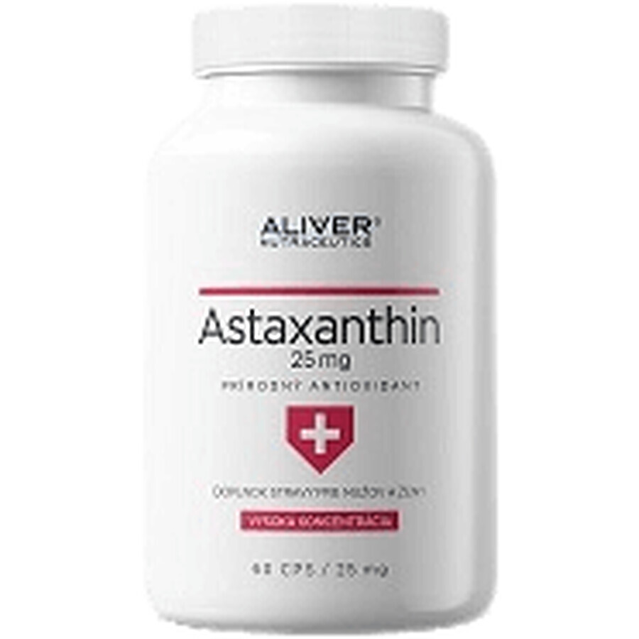 Aliver Nutraceutics Astaxanthin 25 mg 60 Kapseln