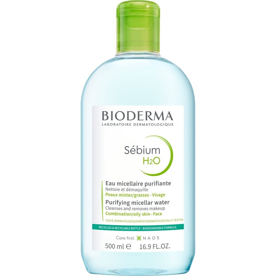 Bioderma Sébium H2O micellar water for oily skin and acne 500 ml