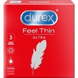 Prezervative Durex Feel Ultra Thin 3 buc