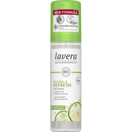 Lavera Refresh déodorant spray aromatisé au citron 75 ml