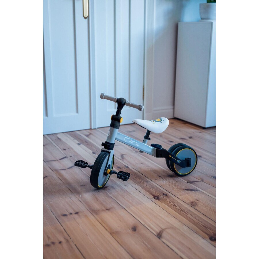 MoMi scooter LORIS 4in1 geel