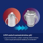 LOVI Prima cană cu gura roz 150 ml