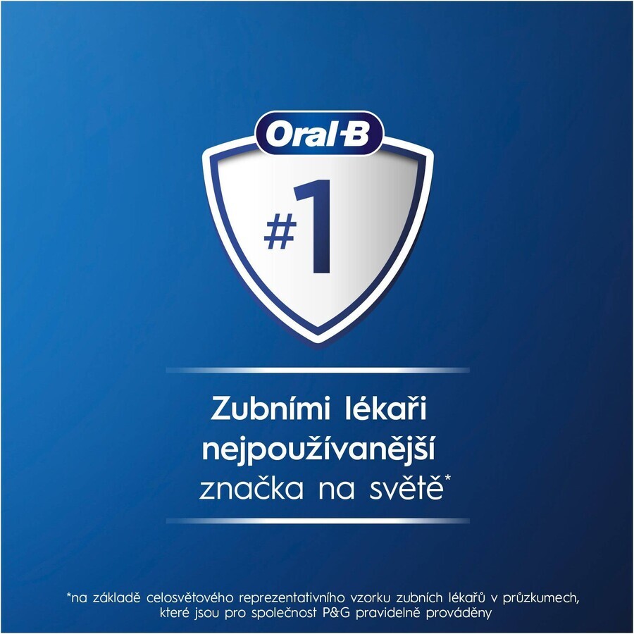 Oral-B iO 3 Dual Pack periuțe de dinți electrice negru și albastru 2 buc