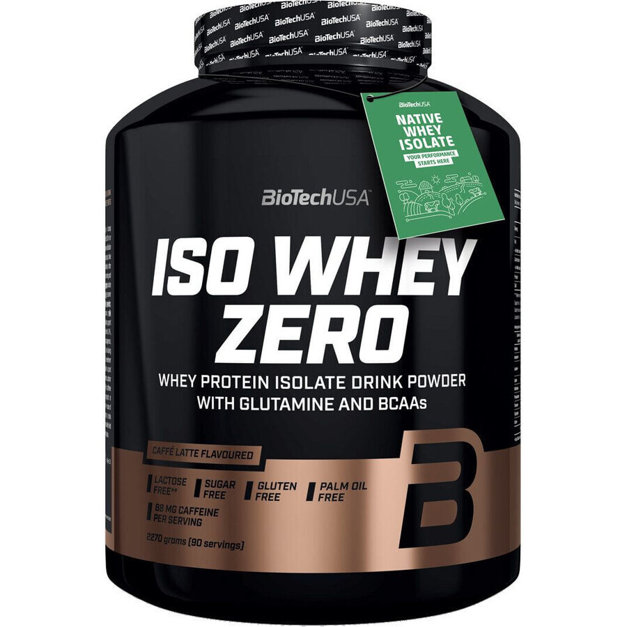 BiotechUSA BiotechUSA ISO WHEY ZERO NATIVE (doos) chocolade 2270 g