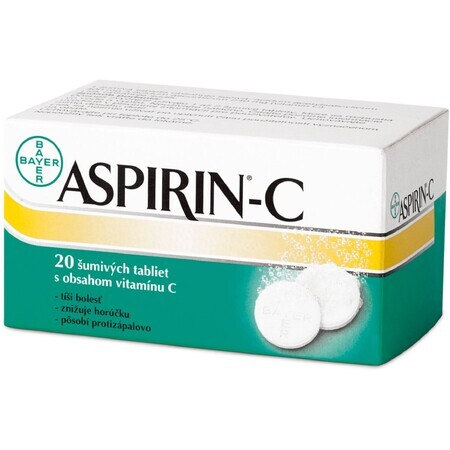 Aspirină ®-C, 20 comprimate efervescente