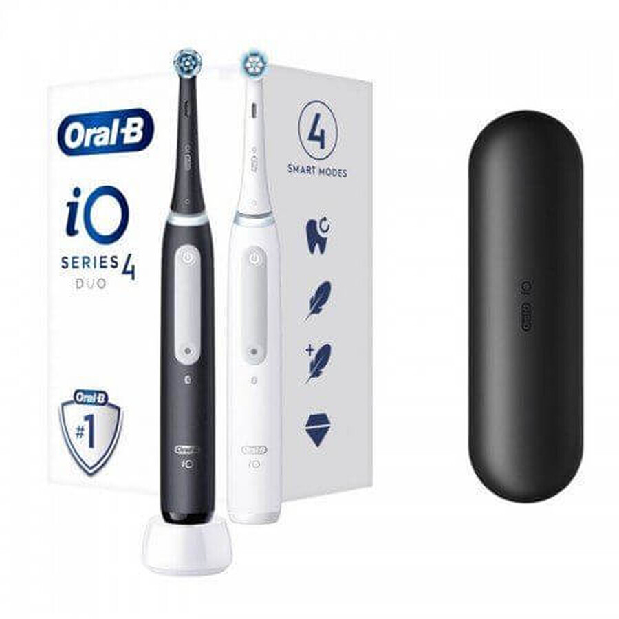 Periuta de dinti electrica Oral-B iO Series 4 Duo Black&White