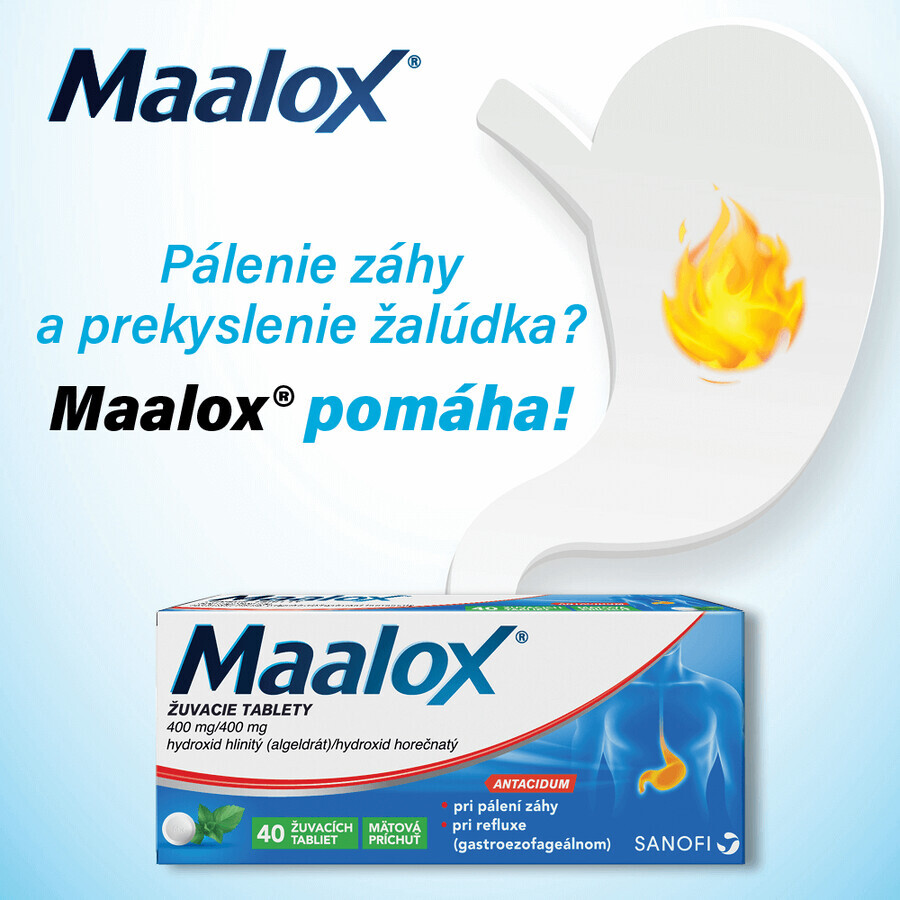 Maalox Kautabletten 40 Stück