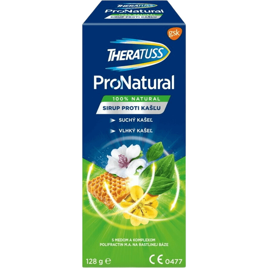 TheraTuss ProNatural jarabe natural para la tos seca y húmeda 128 g