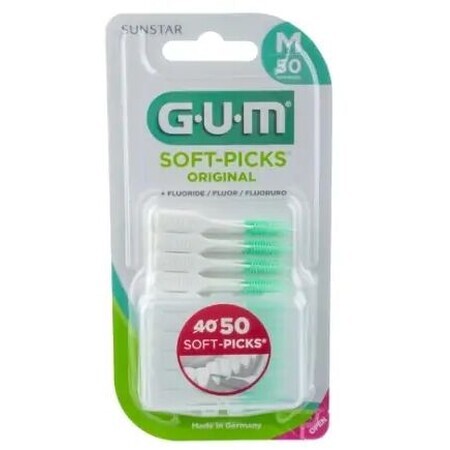 Gum Soft-Picks Interdental-Zahnbürste mit Fluorid Medium 50 Stück