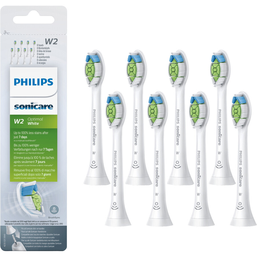 Philips Sonicare Optimal White Standard HX6068/12 8 buc