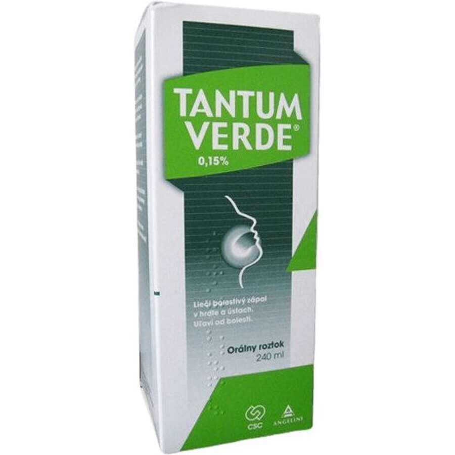 Tantum Verde 0,15% gargară 240 ml