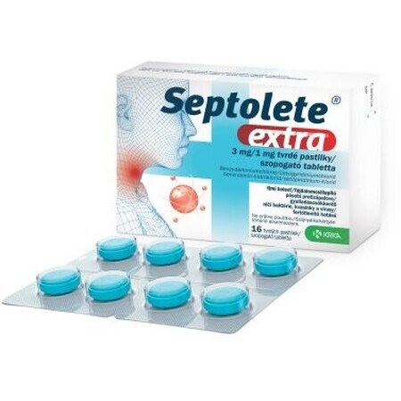 Septolete extra 16 pastile