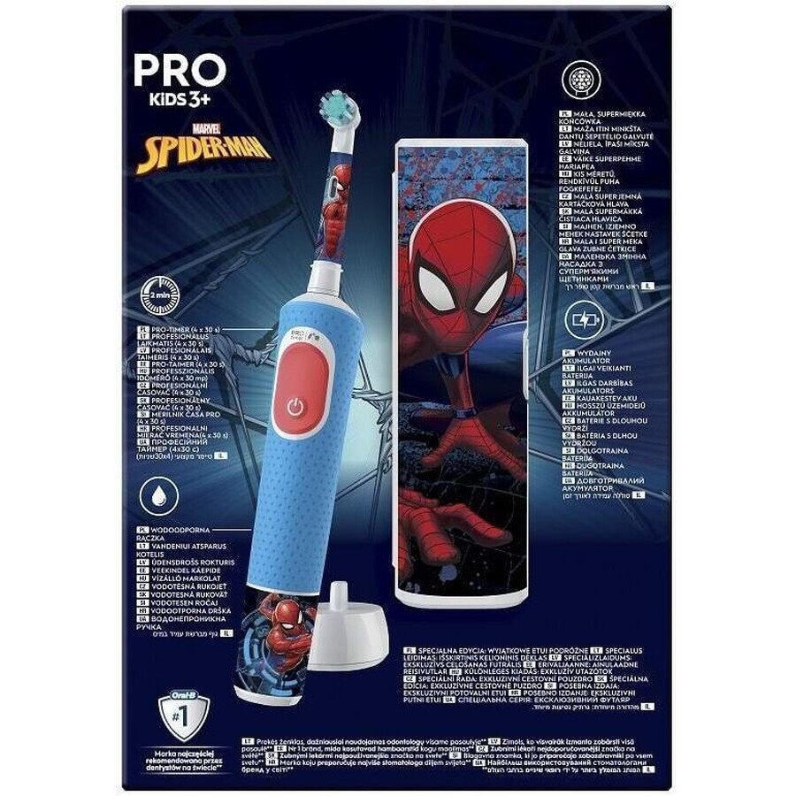 Spazzolino elettrico Oral-B Pro Kids Spiderman