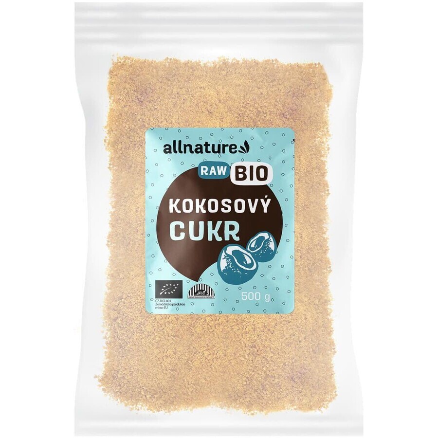 Allnature Zahăr de nucă de cocos RAW/BIO 500 g