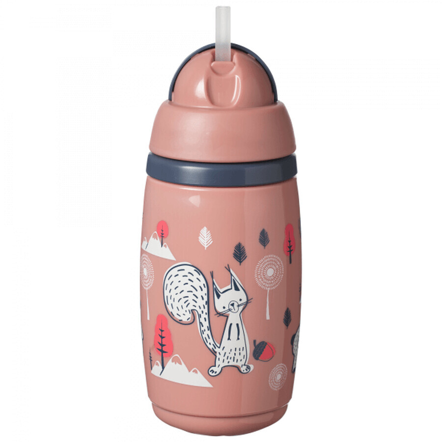 Tommee Tippee Superstar, 12m+, non-drip sports cup, pink 266 ml