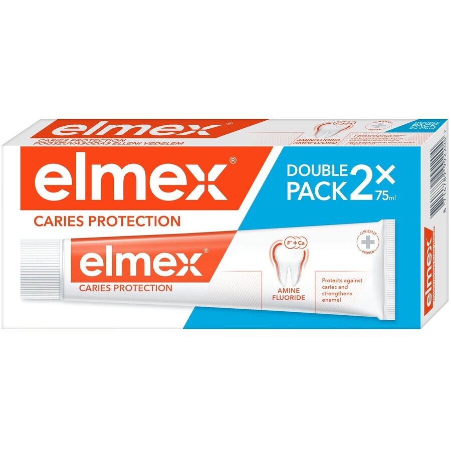 Elmex Dentifricio Protezione Carie 2 x 75 ml