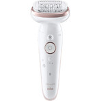 Braun Silk-épil 9, Epilator 9-000, wit/roze