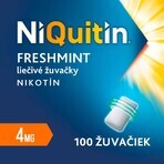 Niquitin Freshmint 4mg chewing-gum médicinal 100 pièces