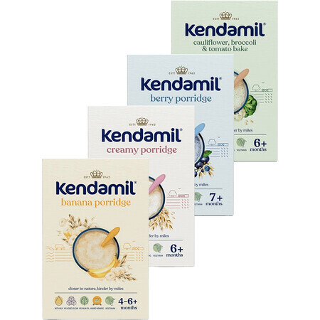 Kendamil Porridge, variante 4 x 150 g