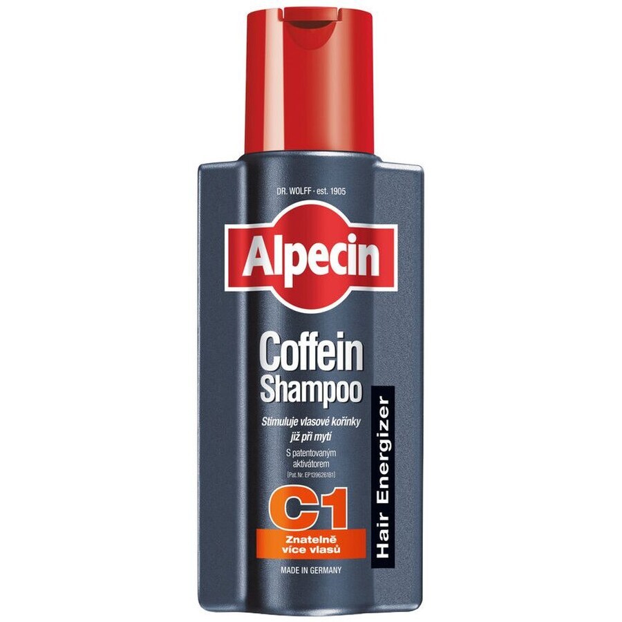 Alpecin Hair Energizer Coffein Shampoo C1 șampon cu cafeină împotriva căderii părului 250 ml