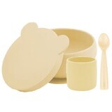 Minikoioi Set de luat masa BLW I, Mellow Yellow 3 buc