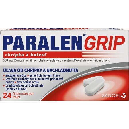 Paralen Grip Gripă și durere 24 comprimate