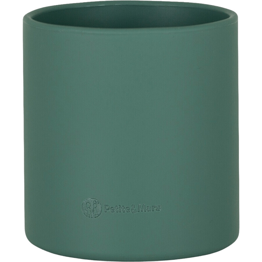 Petite&Mars Taza de silicona Take&Mars Misty Green 6m+ 200ml