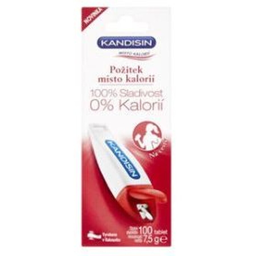 Teekanne KANDISIN Wavebox Tabletten, Reise-Süßstoff 100 Stück