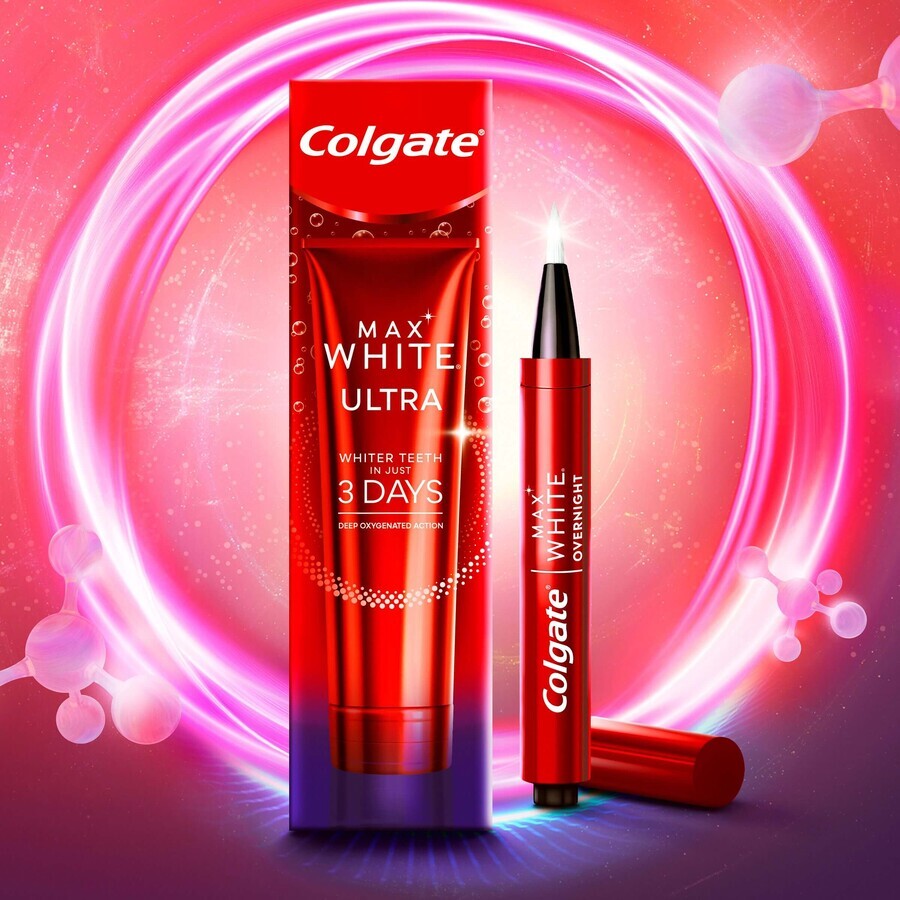 Colgate Overnight pen + pastă de dinți Ultra Complete