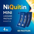 Niquitin mini 4mg pastiluțe 3 x 20 pastiluțe