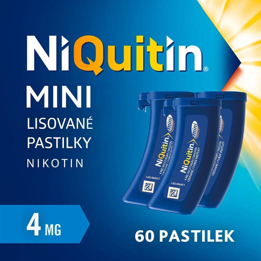 Niquitin mini 4mg pastiluțe 3 x 20 pastiluțe