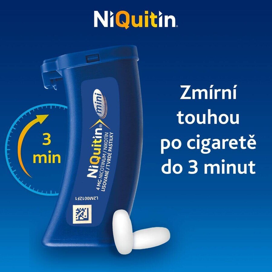 Niquitin mini 4mg pastiluțe 3 x 20 pastiluțe