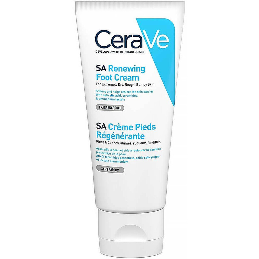 CeraVe Renewing Foot Cream pentru piele uscată 88 ml