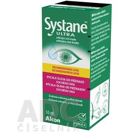 Systane gouttes ophtalmiques ultra hydratantes sans conservateur 10 ml