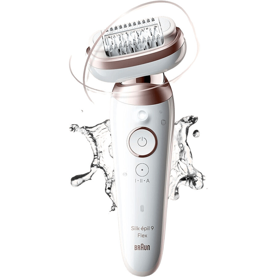 Braun Silk-épil 9 Flex, épilateur 9-360 3D blanc/rose