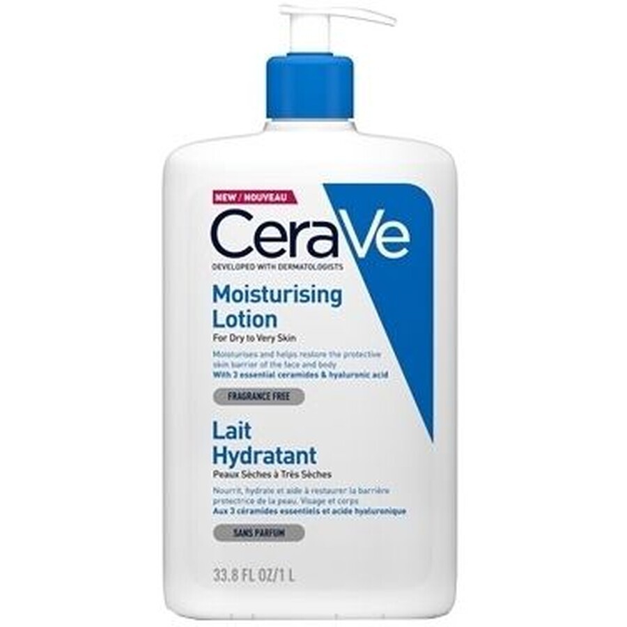 CeraVe vochtinbrengende melk voor droge tot zeer droge huid 1 l