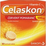 Celaskon Vitamine C 500 mg Rood Sinaasappel 30 bruistabletten