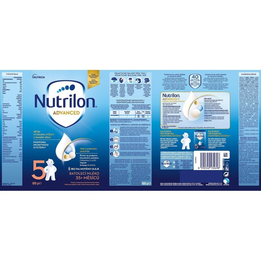 Nutrilon 5 Advanced 800 g