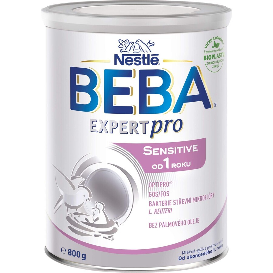 Nestlé Beba EXPERTpro Sensitive, lait maternisé pour les tout-petits à partir de 1 an, 800 g