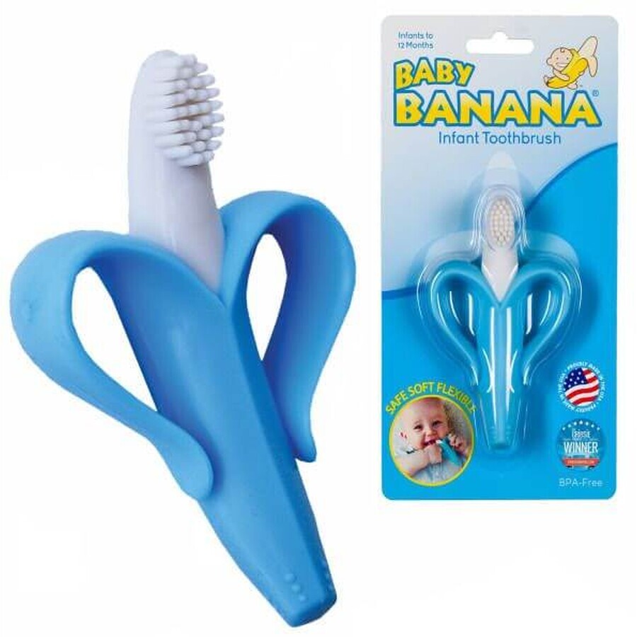 Primer cepillo de dientes Baby Banana - Banana - azul