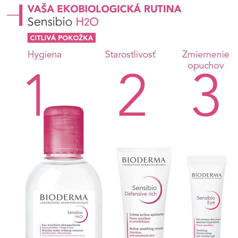 Bioderma Sensibio H2O eau micellaire pour peaux sensibles 100 ml