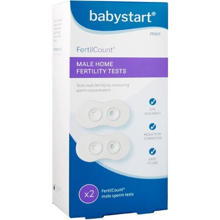 Babystart FertilCount Mannelijke Vruchtbaarheidstest 2 stuks