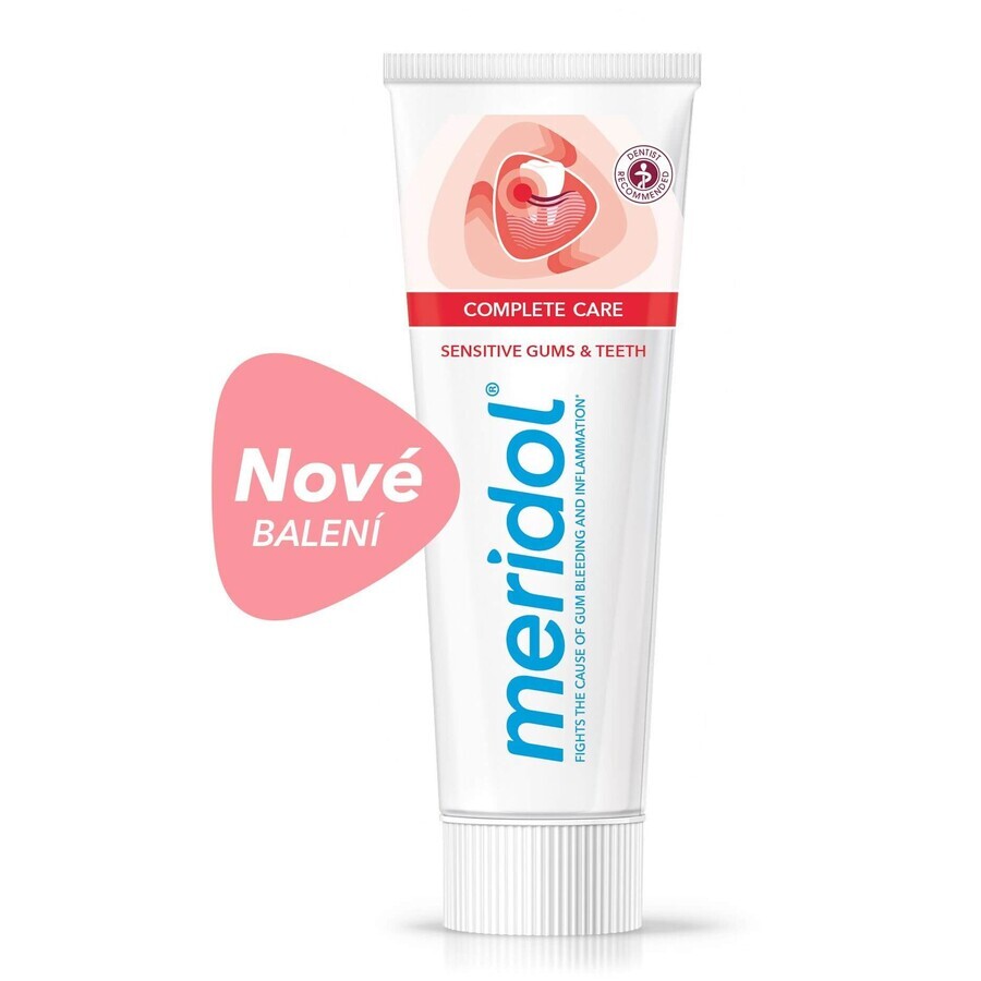 Meridol Complete Care pastă de dinți și gingii sensibile 75 ml