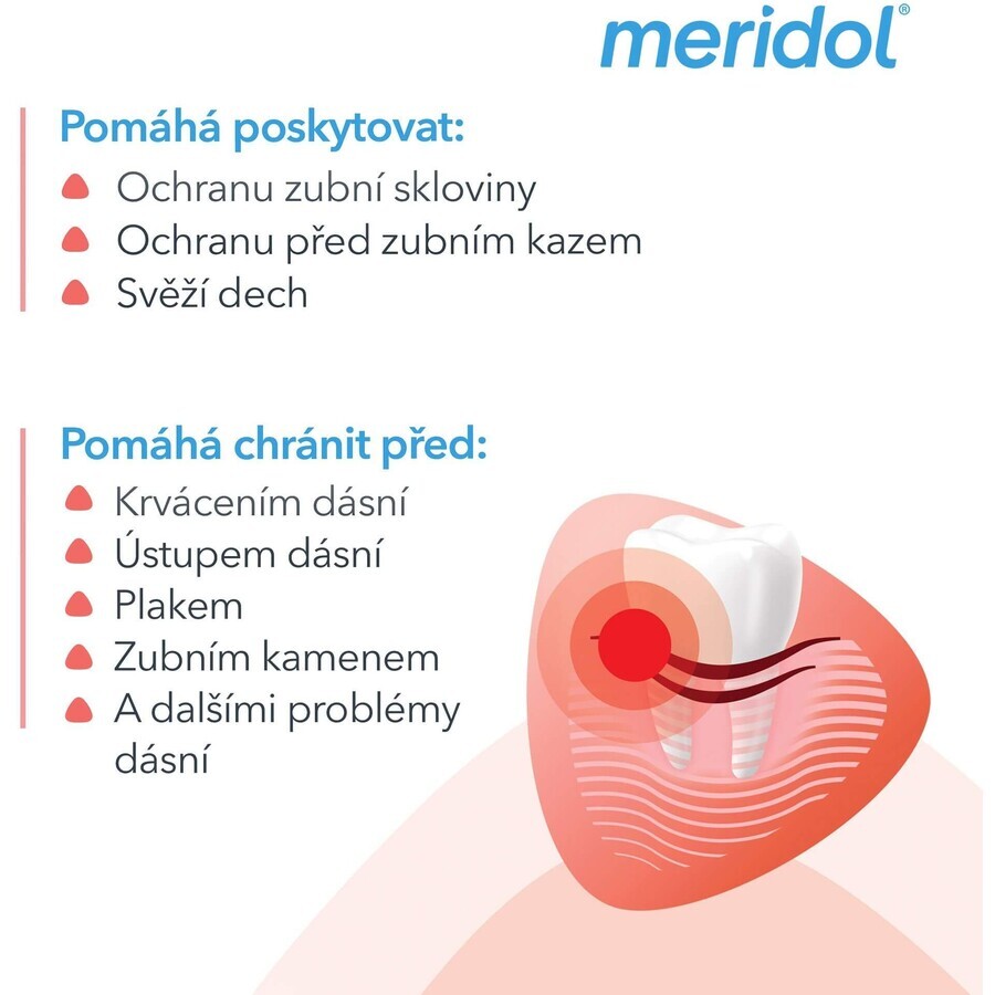 Meridol Complete Care pastă de dinți și gingii sensibile 75 ml