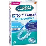 Corega Pro Cleanser Orthodontic Cleanser Comprimés de nettoyage orthodontique 30 comprimés