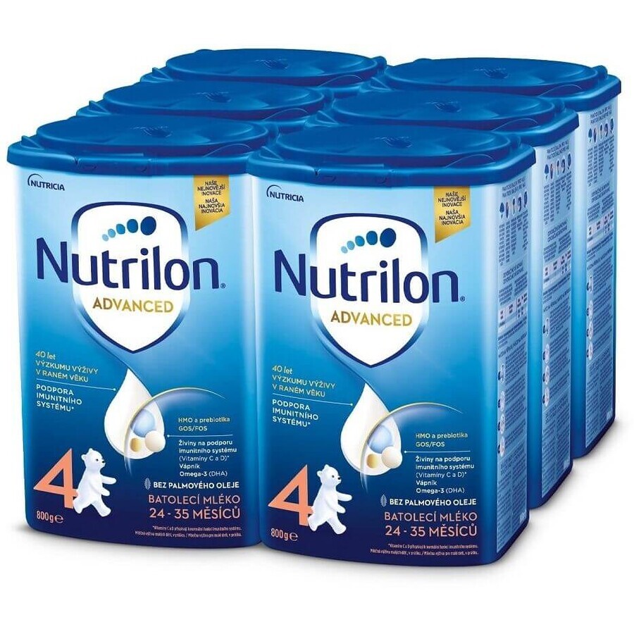 Nutrilon 4 leche infantil en polvo 6 x 800 g