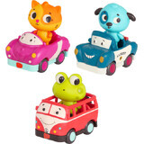 B-Toys Light-up cars with sounds 3 pcs